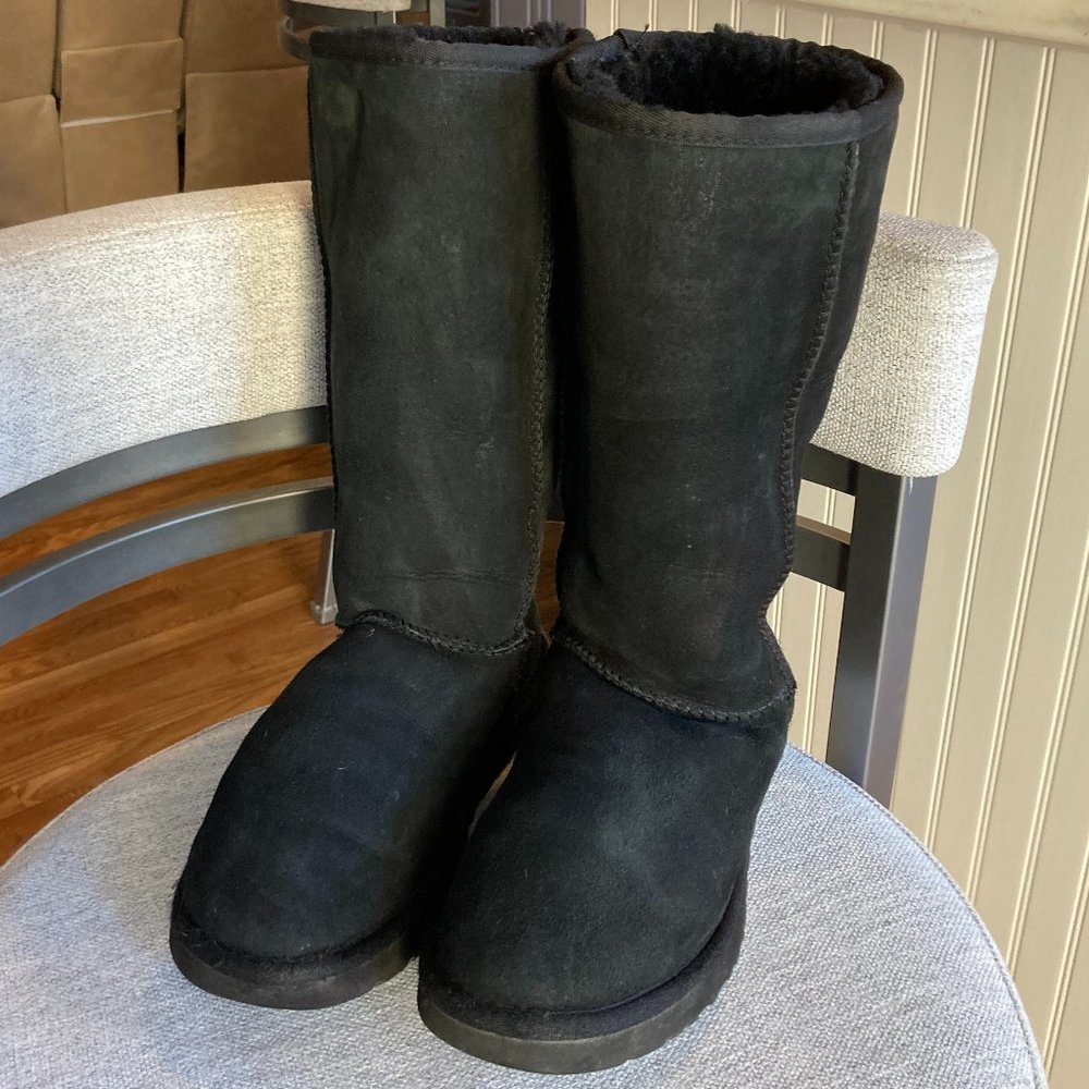 UGG tall black boots, women's size 7